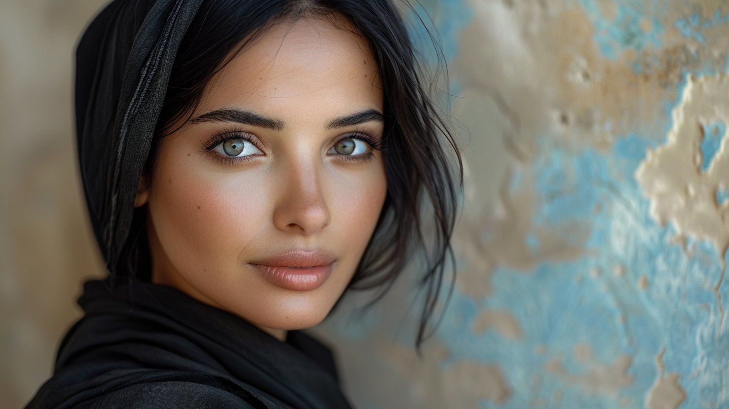 Femme arabe sexy moderne